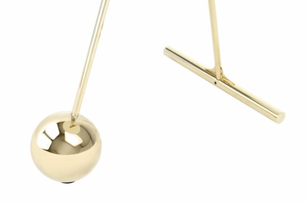 Beistelltisch Pendulum 525 Gold / Schwarz