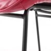 Stuhl Cora 110 2er-Set Pink / Rot