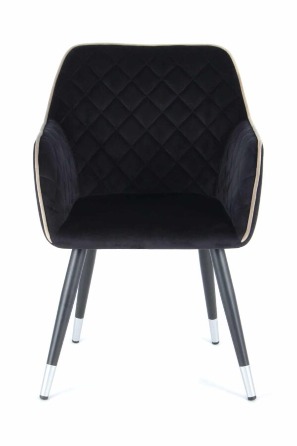 Stuhl Amino 625 Schwarz / Grau