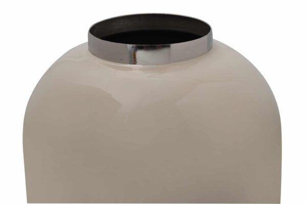 Vase Art Deco 345 Elfenbein / Silber