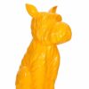 Skulptur Terrier I 120 Gelb