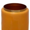 Vase Art Deco 455 Gelb / Gold