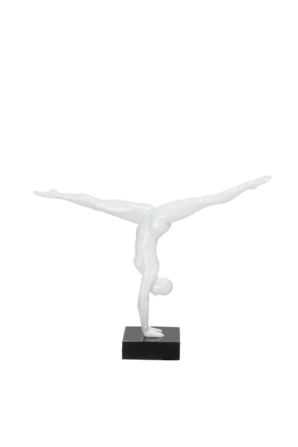 Skulptur Athlete 120 Weiß